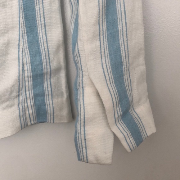 NWT Frame Blue & White Striped Blazer - Picture 3 of 8